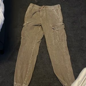 Aeropostale corduroy cargo joggers